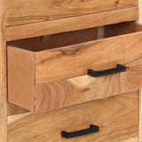 Sideboard 88x30x73 cm Solid Acacia Wood