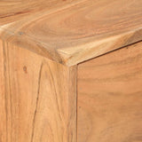 Sideboard 88x30x73 cm Solid Acacia Wood - Rear View