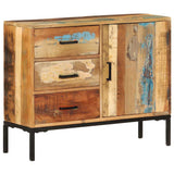 Sideboard 88x30x73 cm Solid Reclaimed  Wood