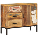 Sideboard 88x30x73 cm Solid Reclaimed  Wood - Extra Image