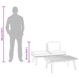 3 Piece Garden Lounge Set with Cushions Solid Acacia Wood