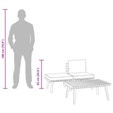 3 Piece Garden Lounge Set with Cushions Solid Acacia Wood - Extra Image