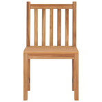 Garden Chairs 6 pcs Solid Teak Wood
