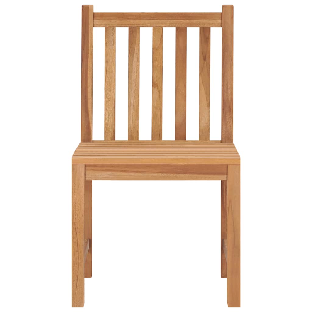 Garden Chairs 8 pcs with Cushions Solid Teak Wood