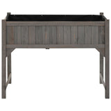 Raised Bed with Greenhouse 110x54x120 cm Solid Fir Wood - Close-Up Angle