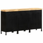 Sideboard with 3 Drawers and 4 Doors Rough Mango Wood