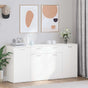 Sideboard White 160x36x75 cm Engineered Wood