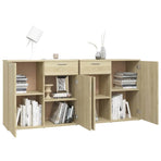 Sideboard Sonoma Oak 160x36x75 cm Engineered Wood