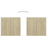 Sideboard Sonoma Oak 160x36x75 cm Engineered Wood