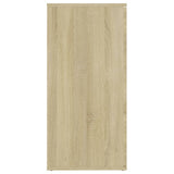 Sideboard Sonoma Oak 160x36x75 cm Engineered Wood - Close-Up Angle