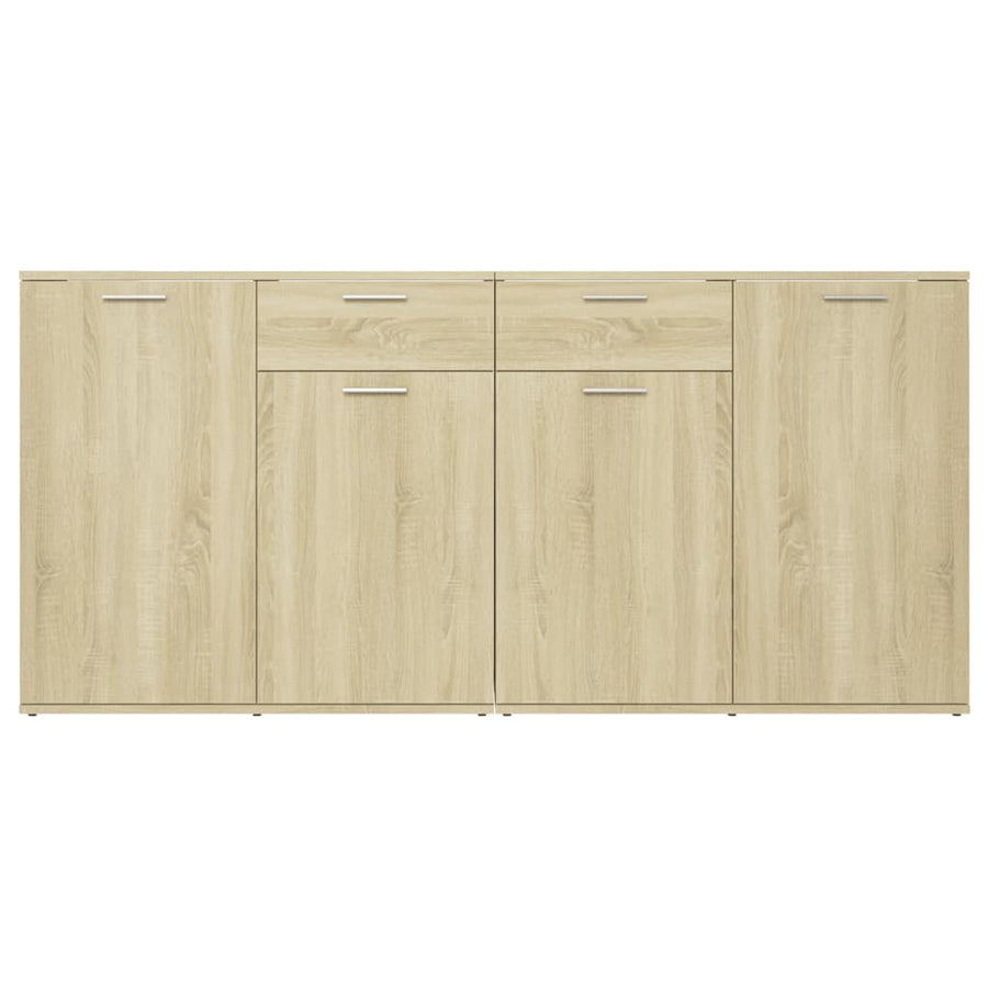 Sideboard Sonoma Oak 160x36x75 cm Engineered Wood