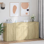 Sideboard Sonoma Oak 160x36x75 cm Engineered Wood