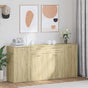 Sideboard Sonoma Oak 160x36x75 cm Engineered Wood