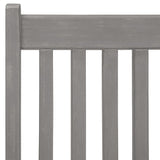 Garden Reclining Chairs 8 pcs Grey Solid Wood Acacia - Low Angle