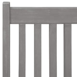 Garden Reclining Chairs with Cushions 8 pcs Grey Solid Wood Acacia