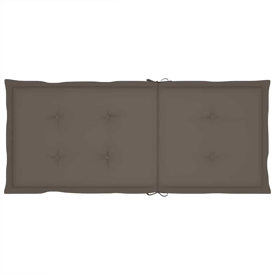 Garden Reclining Chairs with Cushions 8 pcs Grey Solid Wood Acacia