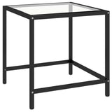 Tea Tables 2 pcs Tempered Glass Transparent - Close-Up Angle