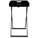Folding Table Black 48x34x61 cm MDF