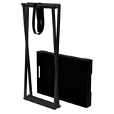 Folding Table Black 48x34x61 cm MDF - 45-Degree Angle