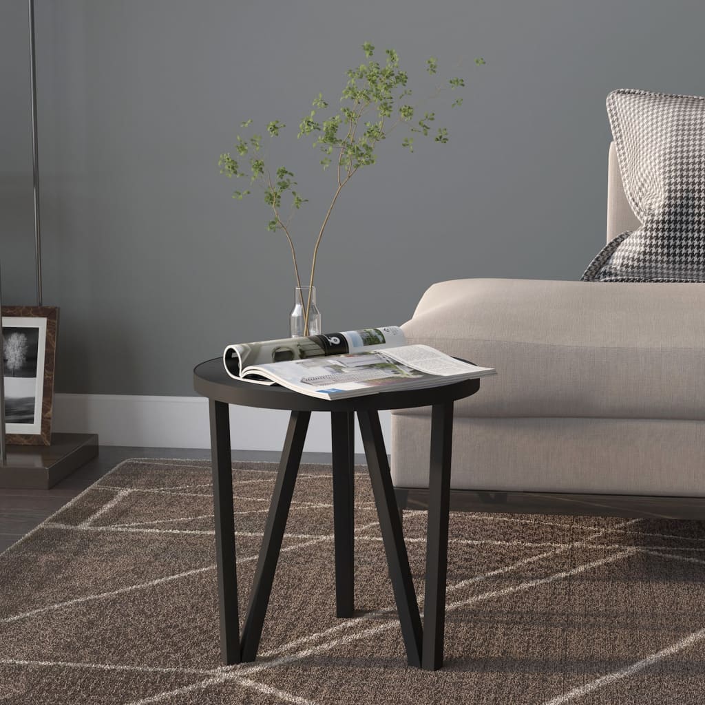 Tea Table Black ?5 cm MDF