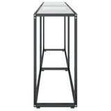Console Table Transparent 200x35x75.5cm Tempered Glass