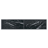 Console Table Black 160x35x75.5 cm Tempered Glass - 45-Degree Angle