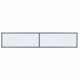 Console Table White 180x35x75.5 cm Tempered Glass