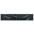 Console Table Black 180x35x75.5 cm Tempered Glass