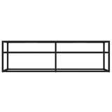 TV Cabinet Transparent 140x40x40.5 cm Tempered Glass