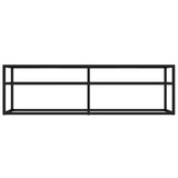TV Cabinet Black 140x40x40.5 cm Tempered Glass