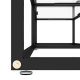TV Cabinet Transparent 160x40x40.5 cm Tempered Glass - 45-Degree Angle