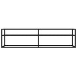 TV Cabinet Black 160x40x40.5 cm Tempered Glass