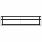 TV Cabinet Transparent 180x40x40.5 cm Tempered Glass