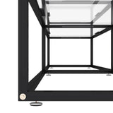 TV Cabinet Transparent 180x40x40.5 cm Tempered Glass - 45-Degree Angle