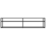 TV Cabinet Black 180x40x40.5 cm Tempered Glass