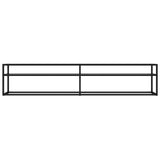 TV Cabinet Transparent 200x40x40.5 cm Tempered Glass