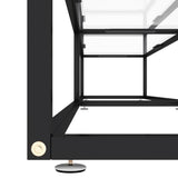 TV Cabinet Transparent 220x40x40.5 cm Tempered Glass - 45-Degree Angle