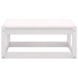 13 Piece Garden Lounge Set White Solid Pinewood - Extra Image