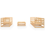 6 Piece Garden Lounge Set Solid Wood Pine