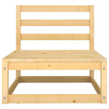 7 Piece Garden Lounge Set Solid Wood Pine