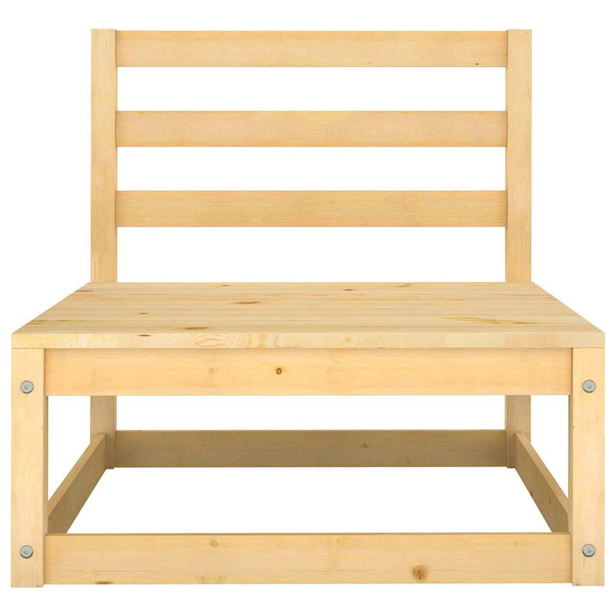 7 Piece Garden Lounge Set Solid Wood Pine