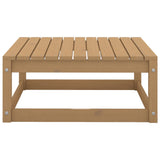 9 Piece Garden Lounge Set Honey Brown Solid Pinewood - Extra Image