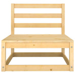 5 Piece Garden Lounge Set Solid Wood Pine