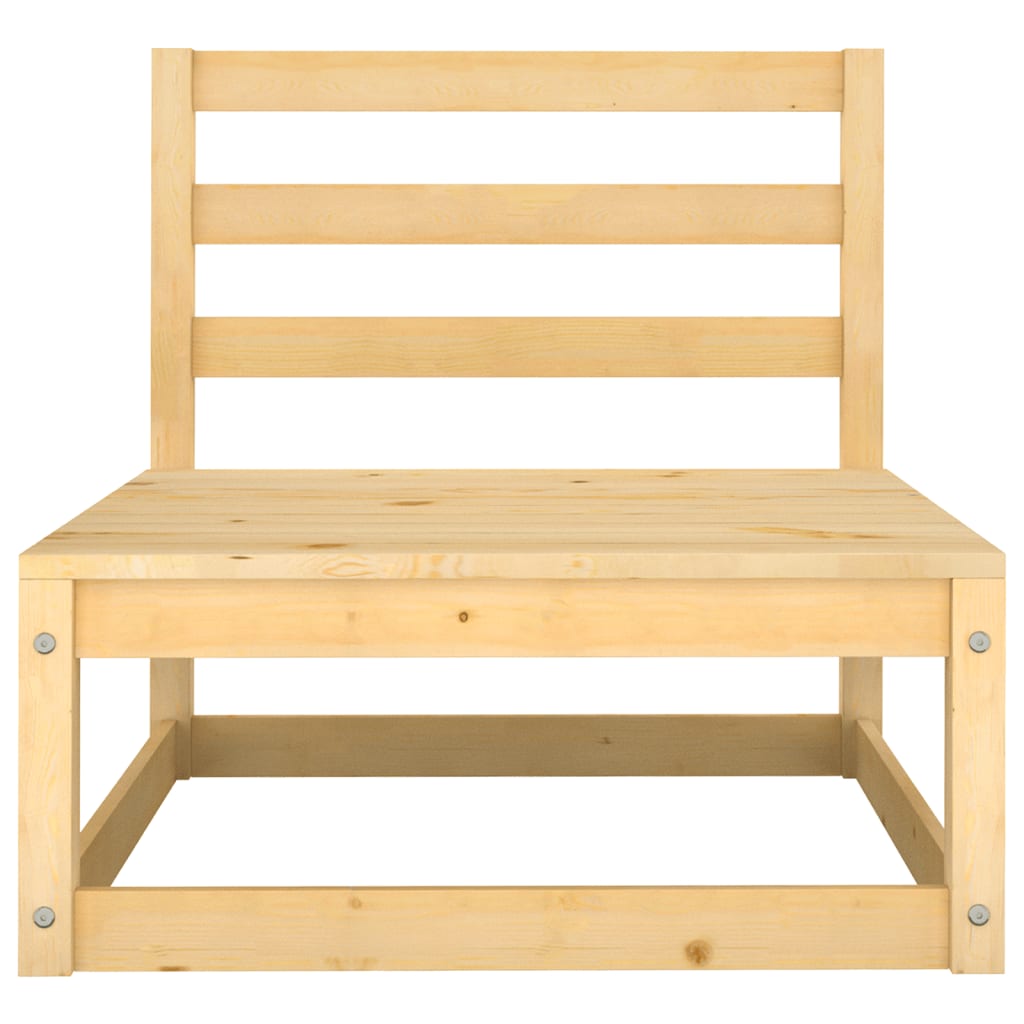 11 Piece Garden Lounge Set Solid Pinewood
