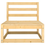 11 Piece Garden Lounge Set Solid Pinewood