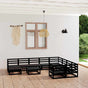 11 Piece Garden Lounge Set Solid Wood Pine
