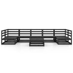8 Piece Garden Lounge Set Solid Wood Pine