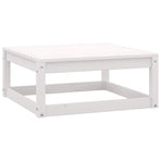 Garden Footstools with Cushions 2 pcs Solid Pinewood