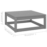 5 Piece Garden Lounge Set with Cushions Solid Pinewood - Close-Up Angle