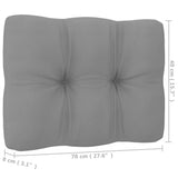 4 Piece Garden Lounge Set with Cushions Solid Pinewood - Extra Image
